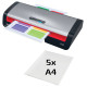 GBC 4410070EU laminador Laminadora térmica 500 mm/min Negro, Acero inoxidable